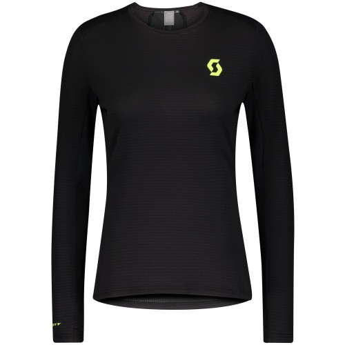 Camiseta Ws Rc Run L/Sl Black/Yellow Scott running