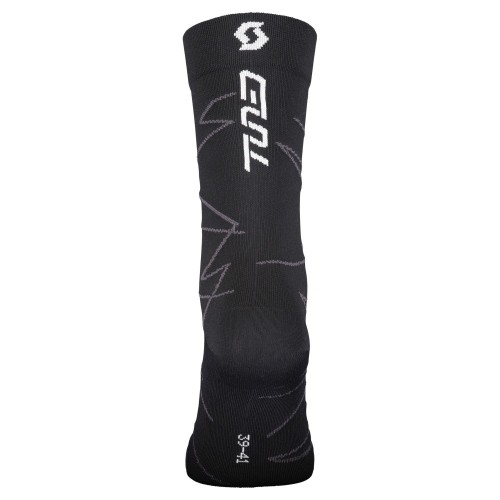 Calcetín Trail Tuned Crew Black/Dark Grey
