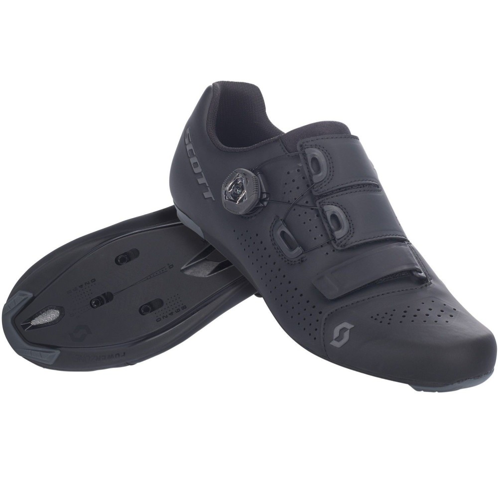 Zapatillas SCOTT Road Team BOA® – Negro/Gris Oscuro | Máximo Rendimiento