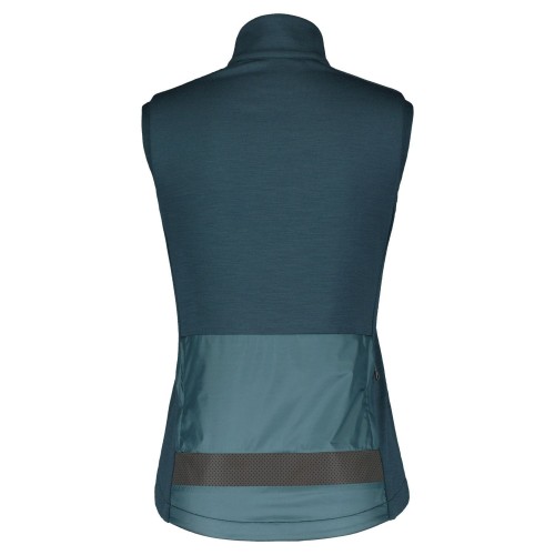 Chaleco Ws Gravel Warm Merino Aruba Green