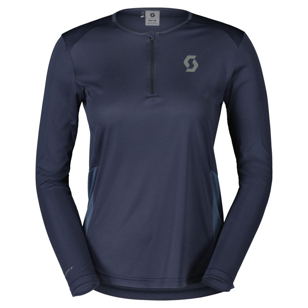Camiseta WS Endurance Tech LS Dark Blue/Metal Blue | Tienda oficial Scott
