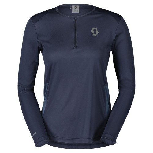 Camiseta WS Endurance Tech LS Dark Blue/Metal Blue | Tienda oficial Scott