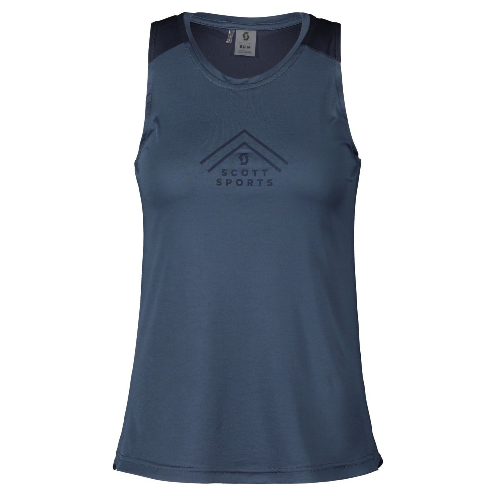 Camiseta Triantes WS Endurance Tech Metal Blue/Dark Blue | Tienda oficial Scott