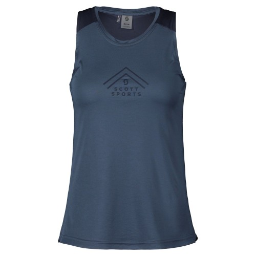 Camiseta Triantes WS Endurance Tech Metal Blue/Dark Blue | Tienda oficial Scott