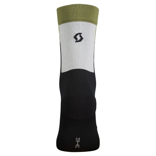 Calcetín Block Stripe Crew Black/Fir Green | Tienda oficial Scott