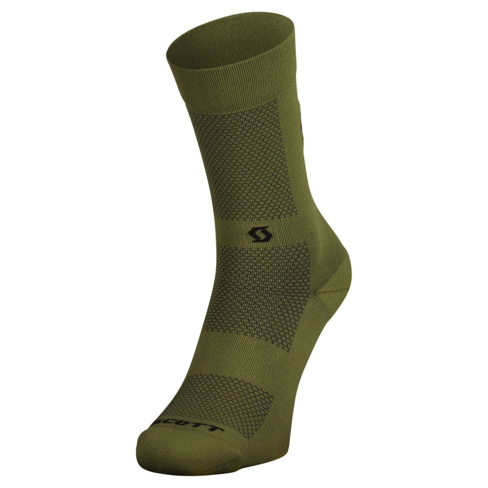Calcetín Full Send Crew FIR Green/Black | Tienda oficial Scott