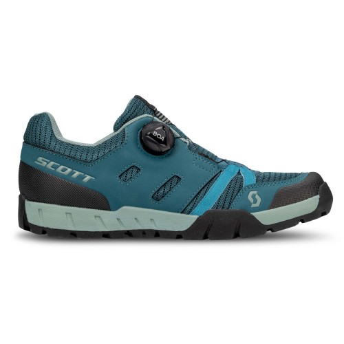 Zapatillas SCOTT Ws Sport Crus-R Flat Boa Petrol Blue/Mint Green 2023