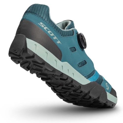 Zapatillas SCOTT Ws Sport Crus-R Flat Boa Petrol Blue/Mint Green 2023