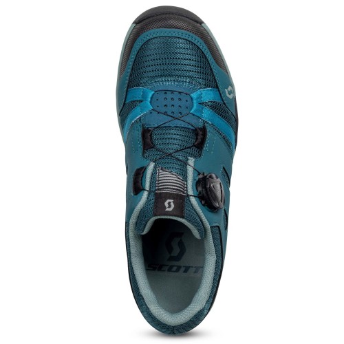 Zapatillas SCOTT Ws Sport Crus-R Flat Boa Petrol Blue/Mint Green 2023