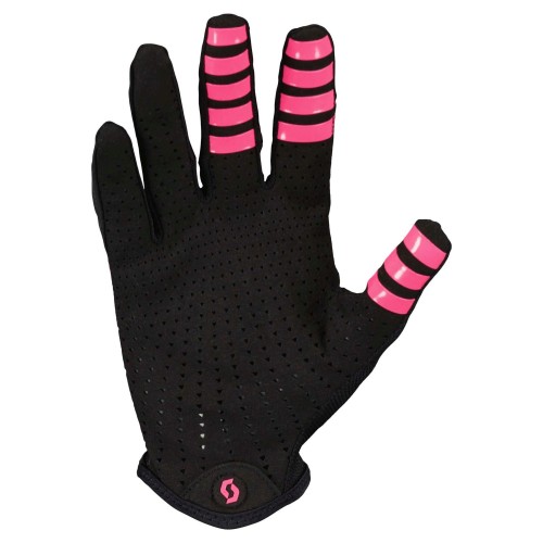Guantes Traction Tuned LF Radiant Pink/Black | Tienda oficial Scott
