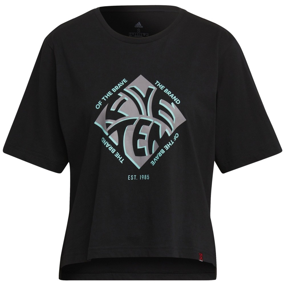 Camiseta W 5.10 Crop Negro Five Ten | Tienda oficial Scott