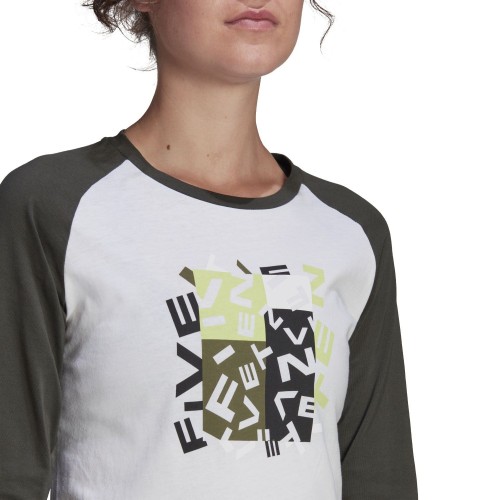 Camiseta Manga Larga w 5.10 GFX Blanco Five Ten | Tienda oficial Scott