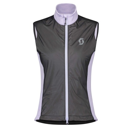 Chaleco Ws Gravel Warm Merino Heather Purple/Black
