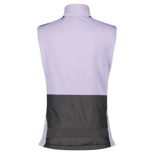 Chaleco Ws Gravel Warm Merino Heather Purple/Black