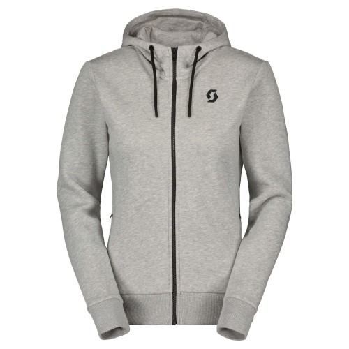 Chaqueta Con Capucha Ws Tech Warm Zip Grey Melange Scott