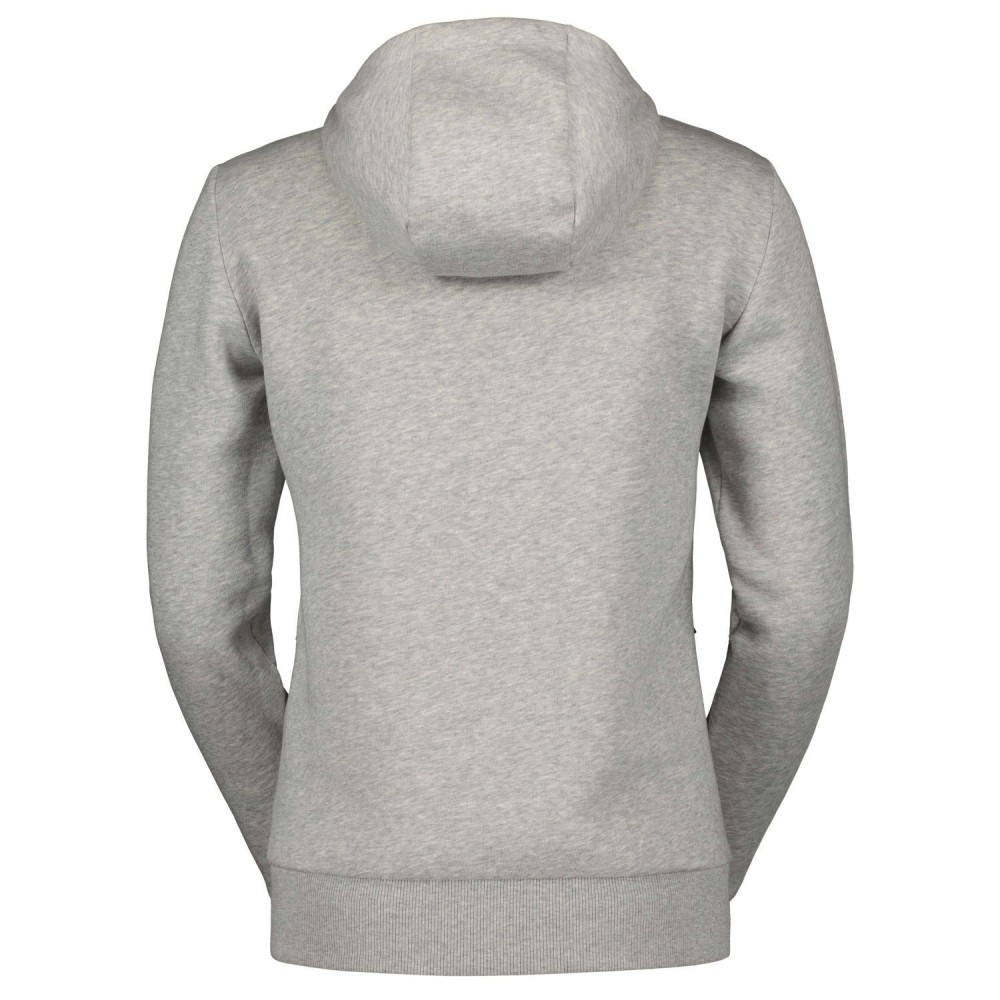 Chaqueta Con Capucha Ws Tech Warm Zip Grey Melange Scott 2