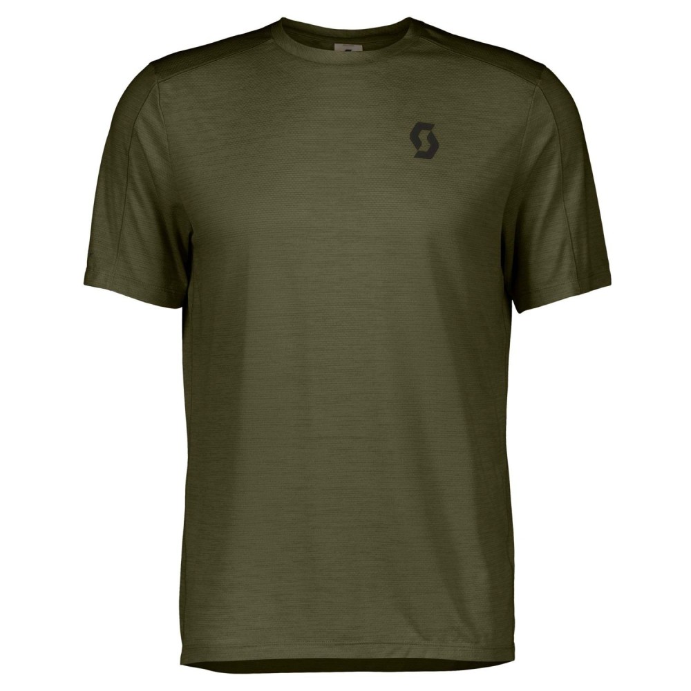 Camiseta SCOTT Endurance Lt Ss Fir Green | Ligera y Cómoda para Outdoor