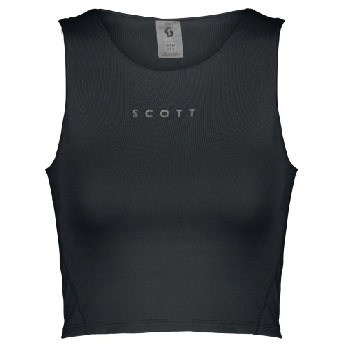 Camiseta Crop Top Ws Endurance Black Scott Running