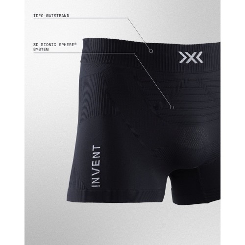 Boxer X-Bionic Invent Hombre Negro – Ropa Interior Deportiva