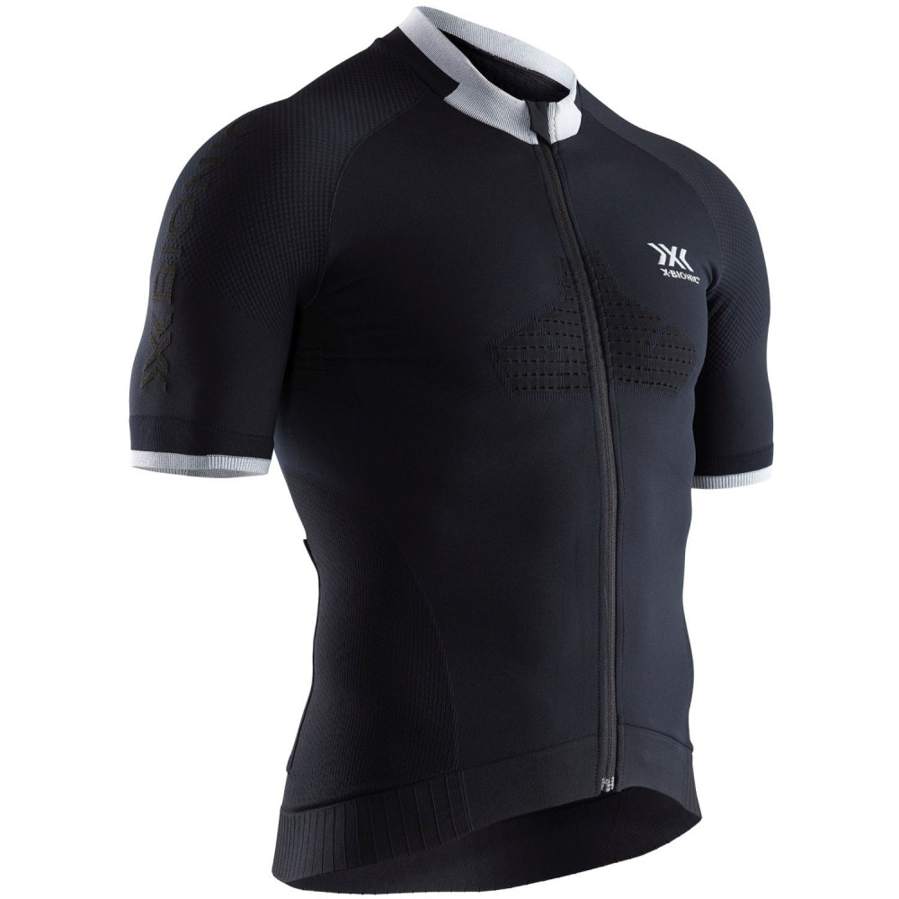 Maillot M/C Invent Bike Race Zip Hombre Black Melange