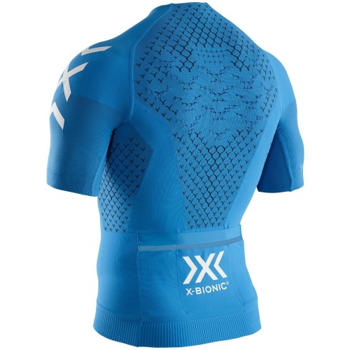 Maillot M/C Twyce 4.0 Bike Zip Hombre Twyce Blue/Opal Black | Maillot X-Bionic