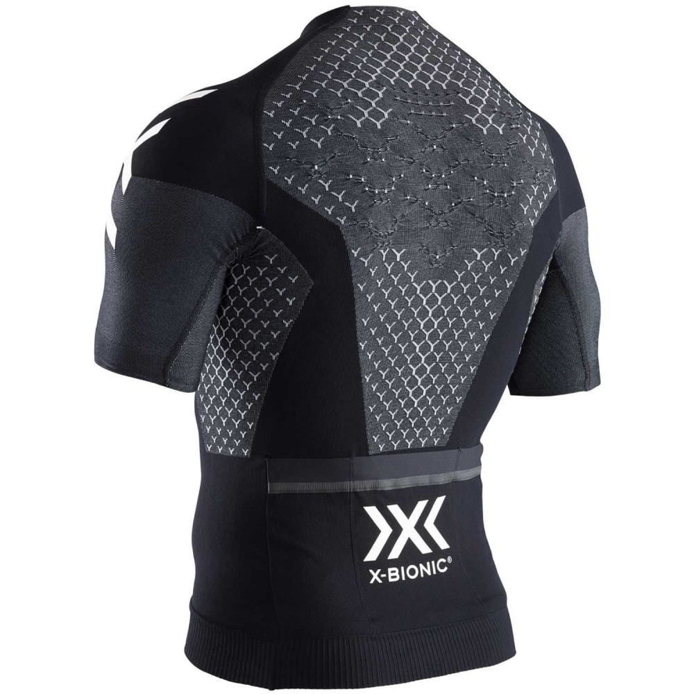 Maillot M/C Twyce 4.0 Bike Zip Hombre Black Melange| Maillot X-Bionic 2