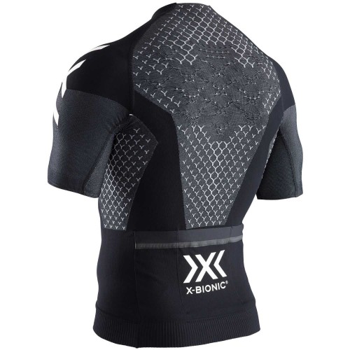 Maillot M/C Twyce 4.0 Bike Zip Hombre Black Melange| Maillot X-Bionic