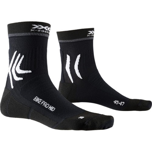 Calcetín Bike Pro Mid Opal Black X-Bionic | Rendimiento y Protección