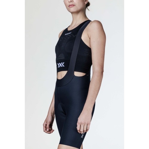 Culotte con tirantes X-BIONIC Corefusion Mujer Opal Black | Culotte para ciclismo de alto rendimiento