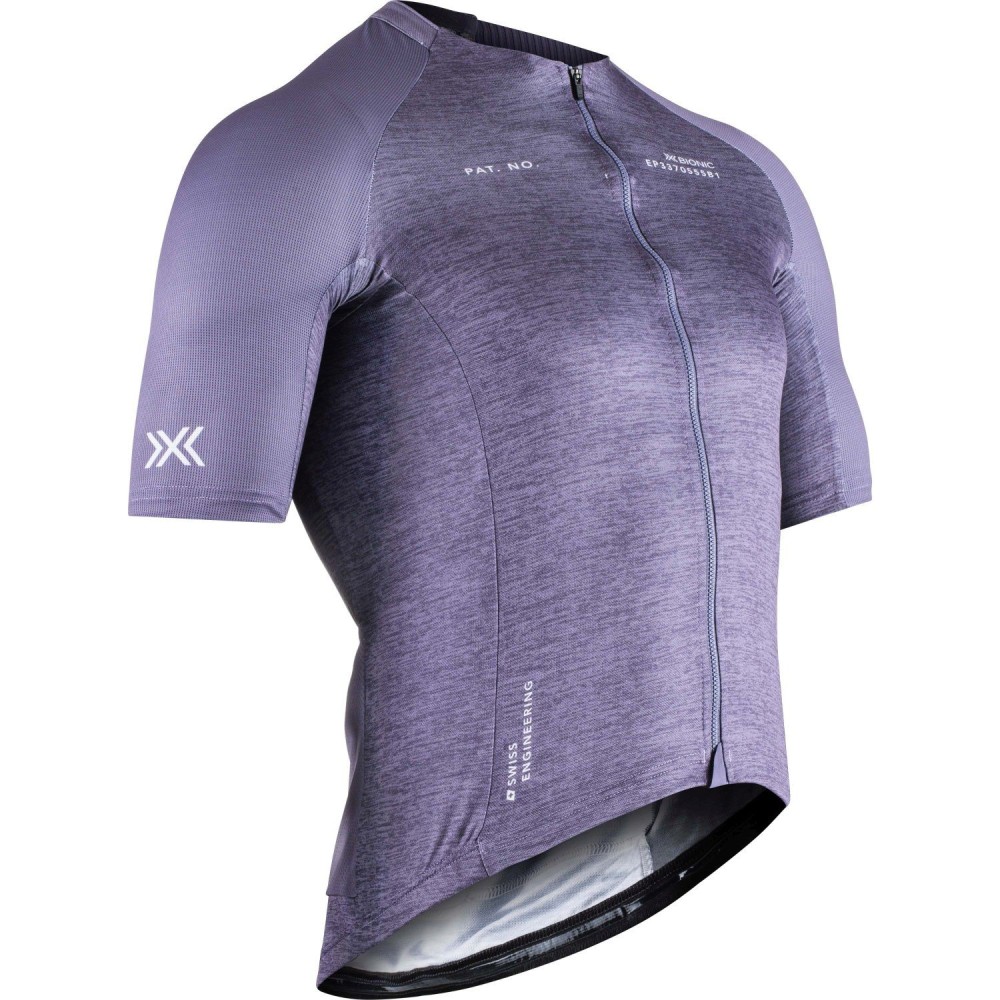 Maillot Corefusion Endurance Merino Ss Hombre Muted Lavender Melange
