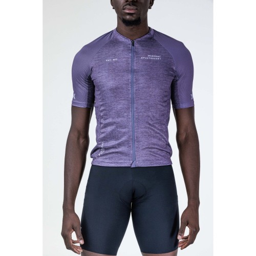 Maillot Corefusion Endurance Merino Ss Hombre Muted Lavender Melange