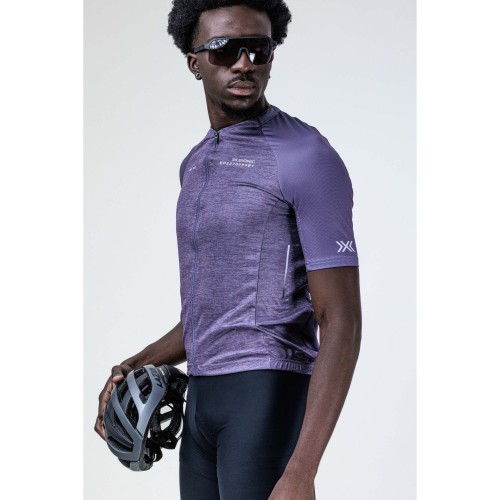 Maillot Corefusion Endurance Merino Ss Hombre Muted Lavender Melange