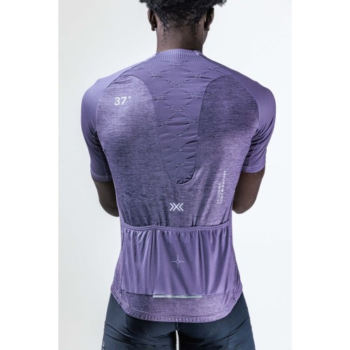 Maillot Corefusion Endurance Merino Ss Hombre Muted Lavender Melange