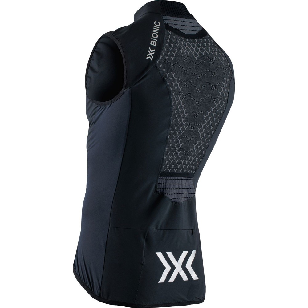 Chaleco Twyce Hombre Opal Black/Arctic White | Chaleco cortavientos running 2