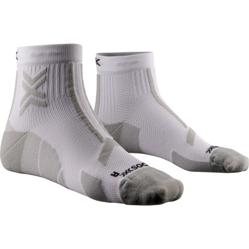 Calcetín Trail Running X-Socks Discover Ankle Arctic White/Pearl Grey