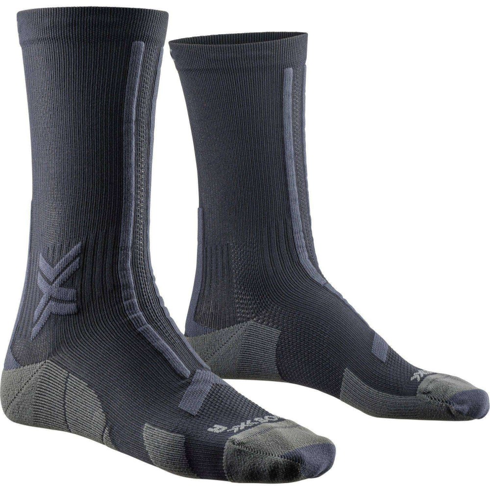 Calcetín Trail Running X-Socks Discover Crew Black/Charcoal | Comprar ahora