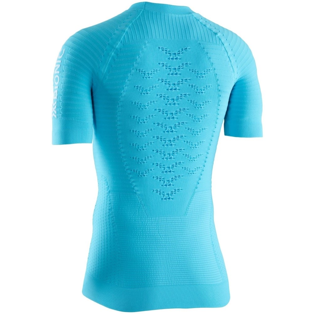 Camiseta M/C Effektor G2 Run Mujer Effektor Tuquoise/Arctic White 2