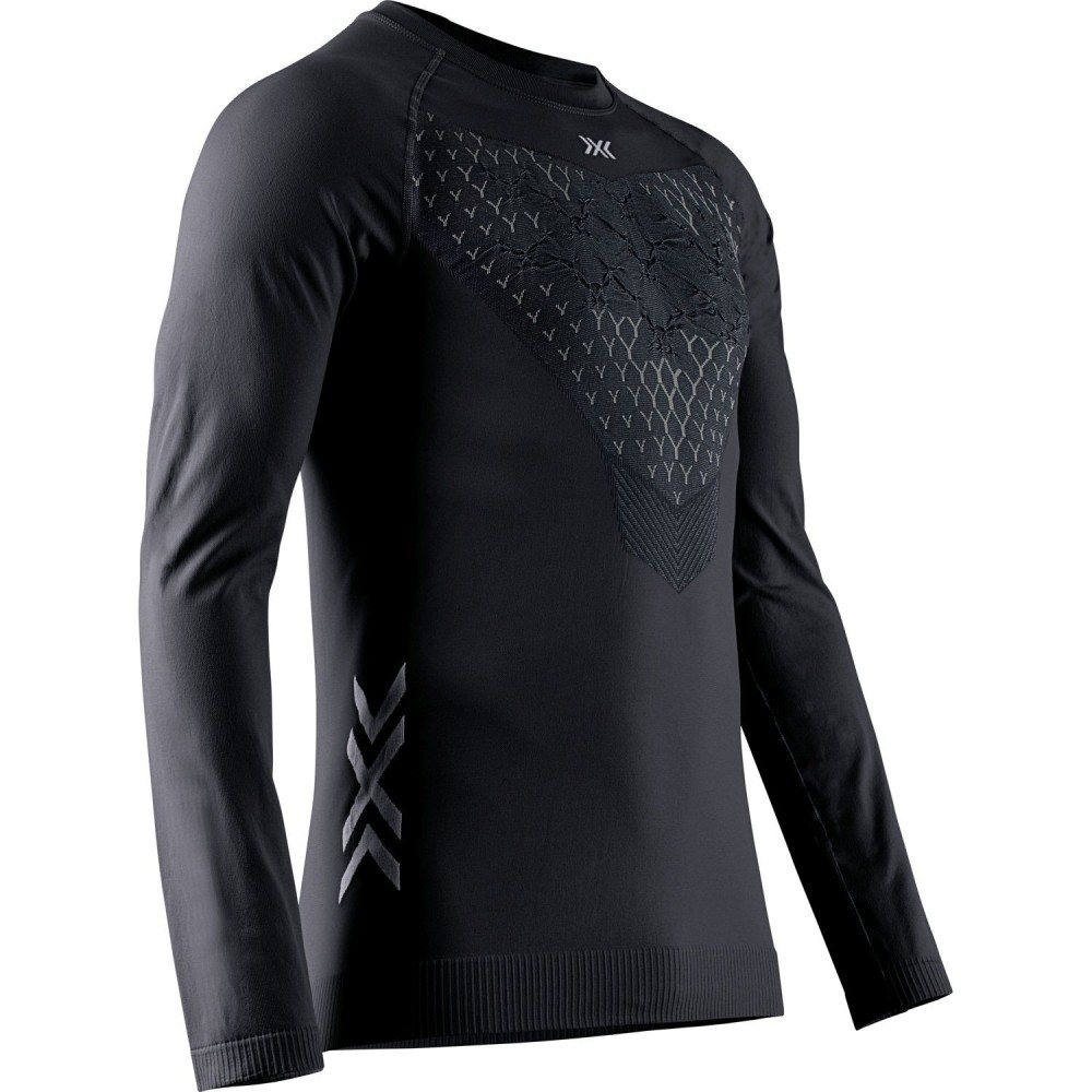 Camiseta X-Bionic Twyce Run Hombre Black/Charcoal | Camiseta técnica running