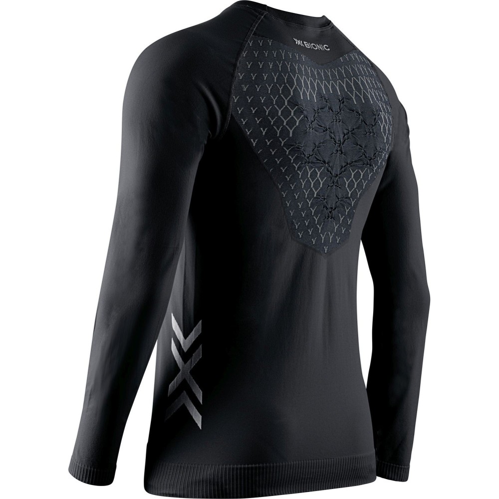 Camiseta X-Bionic Twyce Run Hombre Black/Charcoal | Camiseta técnica running 2