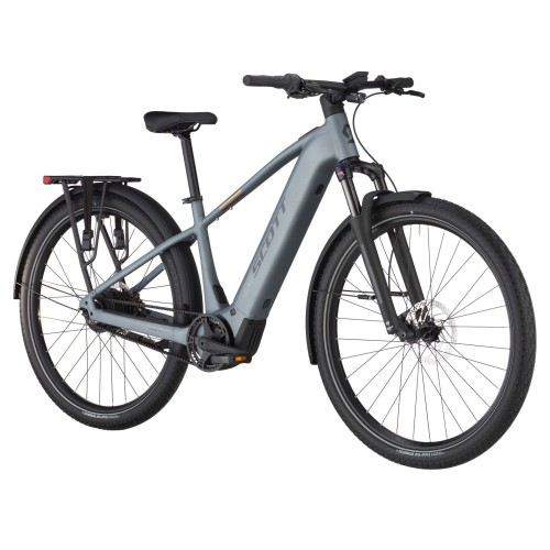 Bicicleta eléctrica SCOTT Sub 10 Belt Hematite Blue 2025 | Tienda oficial SCOTT Concept Store