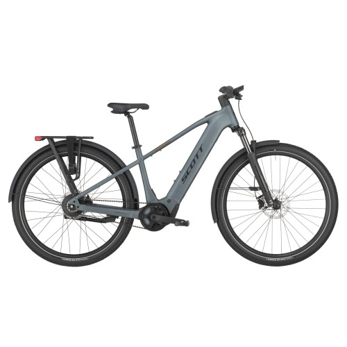 Bicicleta eléctrica SCOTT Sub 10 Belt Hematite Blue 2025 | Tienda oficial SCOTT Concept Store
