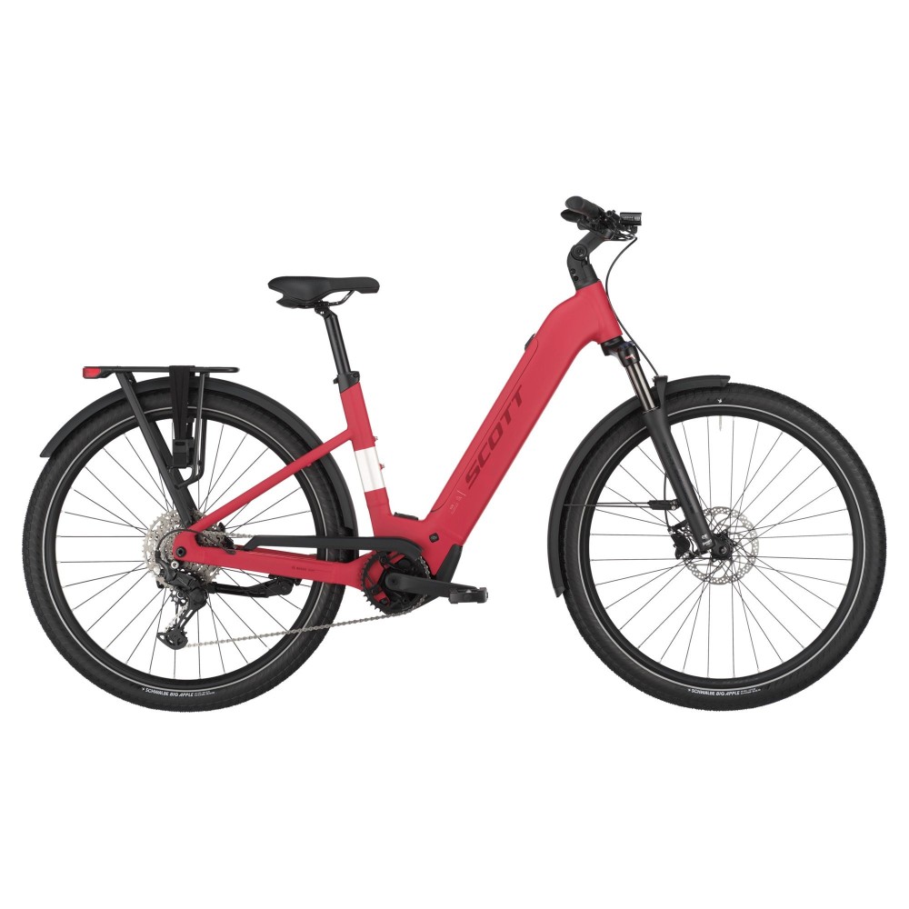 Bicicleta urbana SCOTT Sub 30 eride Wave Raspberry Red 2025 | Tienda oficial Scott Concept Store 2