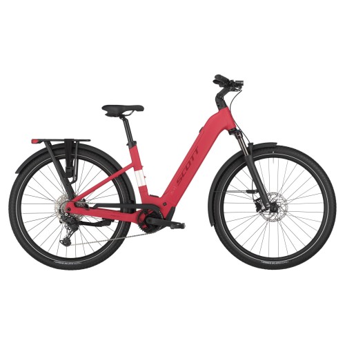 Bicicleta urbana SCOTT Sub 30 eride Wave Raspberry Red 2025 | Tienda oficial Scott Concept Store