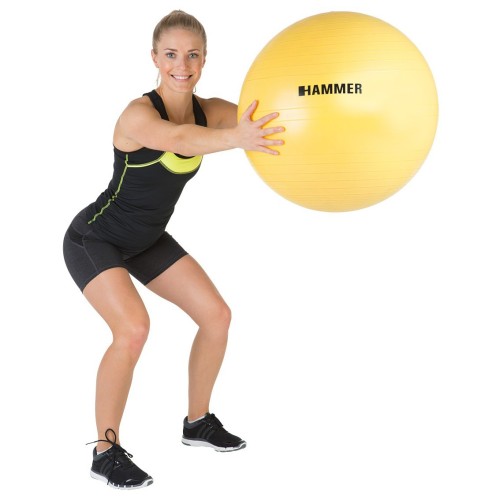 Pelota GYM BALL 55 cm Hammer | Ejercicio, Estiramientos y Core