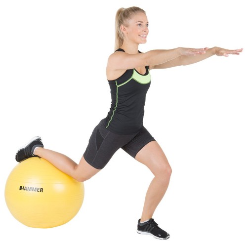 Pelota GYM BALL 55 cm Hammer | Ejercicio, Estiramientos y Core