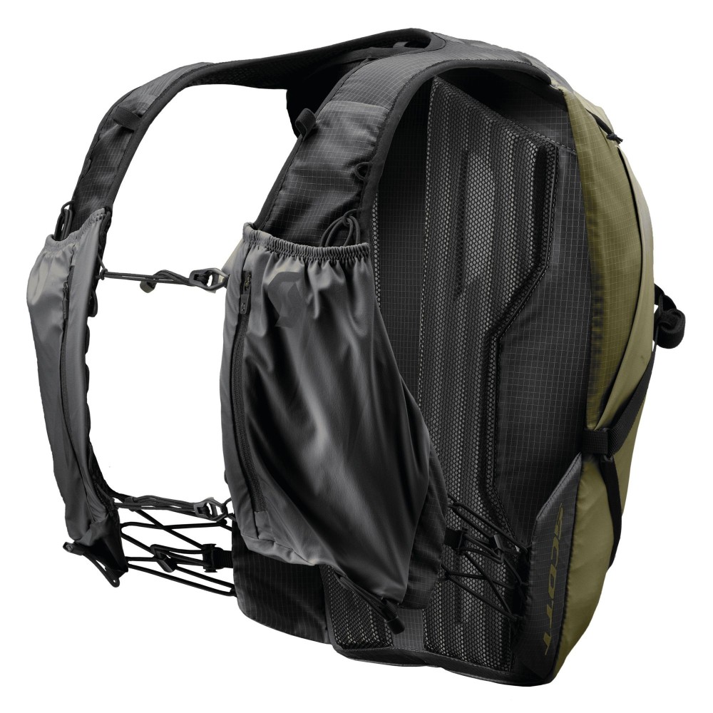 Mochila Explorair 10 Black/Fir Green | Mochila running Scott 2